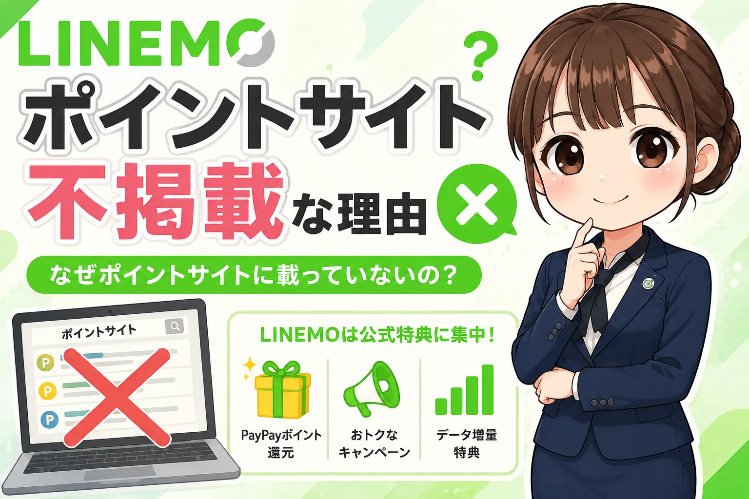 LINEMOポイントサイト不掲載な理由